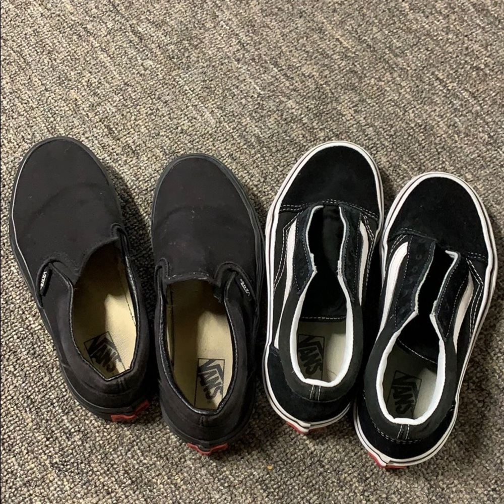 2 pair of vans